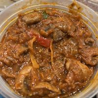 Mushroom (jalfrezi?) made vegan  at Himalayan Flavor Logan in Logan