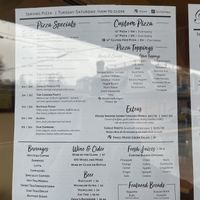 Vegan dishes marked with a "v" in the menu  at Blackwell's Catering in Lewisburg