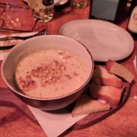 Bloemkool soep at Brasserie Quinty's in De Koog