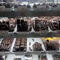 some vegan options   at Olde World Confections Fudge in North Vancouver