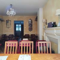 Interior at Omusubi Café in Geneva