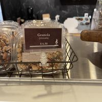 vegan granola   at Breka Bakery & Cafe - Bute St in Vancouver