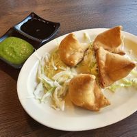 Veg Samosas. Pass on these. at Everest Chilli Pepper in Roseville