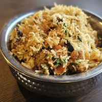 Terrific veg Biryani (vegan) at Everest Chilli Pepper in Roseville