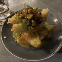 Coconut “ceviche”   at Smoke & Bitters in Dikwella