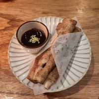 Churros made with rice cake at Ggulggeok House - 꿀꺽하우스 in Busan