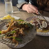 Both vegan and meat options at Ggulggeok House - 꿀꺽하우스 in Busan