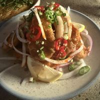 Chili fried tofu   at Ggulggeok House - 꿀꺽하우스 in Busan