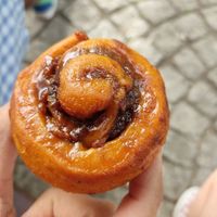Hazelnut roll (vegan) at Mamacoffee - Jiřího z Poděbrad  in Prague
