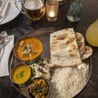 Vegan Thali at Masala Narodni Trida in Prague