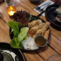 Hanoi-style spring rolls at Hanoi Hannah Vol II in Elsternwick