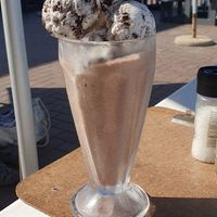 Cooking and cream at Surf Riders Cafe  in Durban