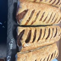 Vegan sausage rolls  at Snowdrop Coffee Shop in Norwich