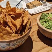 Guacamole with nachos at Frida in Tarragona