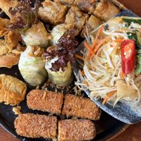 Vegan mixed starter plate for 2   at Sen Veggie in Erding