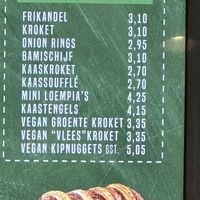 Menü  at Happy Food in Zeewolde