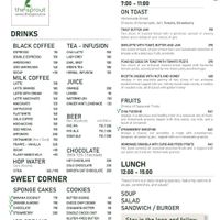 Menu is always changing but they post it on maps at The Sprout in Auroville