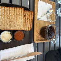 Vegan toasts   at The Sprout in Auroville