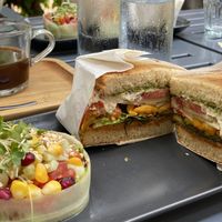 😋   at The Sprout in Auroville