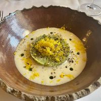 Lauch Kartoffelkuchen mit vegetarischer Sauce  at Konoba Campanelo in Mirlovic Zagora