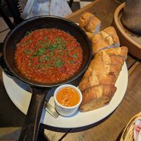 Shakshuka at El Café de Acá in Asuncion