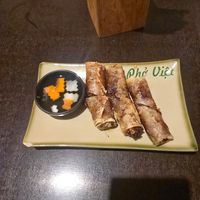 Vegan spring rolls at Phở Việt in Grafenwoehr