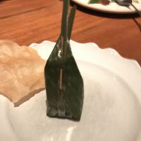 Rice parcel   at Nahm  in Bangkok
