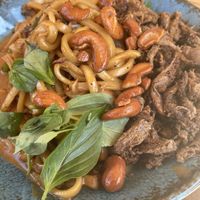 קיוטו פטריות - אטריות אודון מוקפצות על 5 סוגי פטריות ועוד   at Sashimi in Haifa