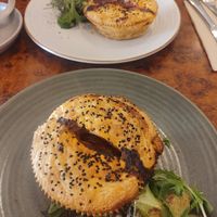 Tomato and onion pie at Moon Lily Kitchen and Cakes in Beaconsfield