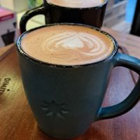 Decaf latte with oat milk at Dimitri's Coffee Boulevard - ديميتريز البولفارد in Amman