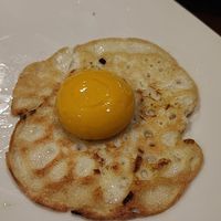 Vegan egg! Nice to try not that special at Taksu Galeria in Ubud