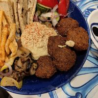 Lovely mixed Greek dish at PITA-GORE La Marsa in Tunis