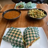 Cafe - wraps, soup, pasta salad at Invitation V in Montreal