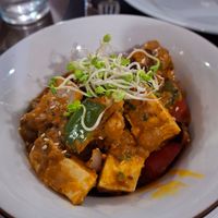 Tofu tikka masala at Khiranga Restaurant in Reus