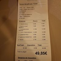  at Khiranga Restaurant in Reus