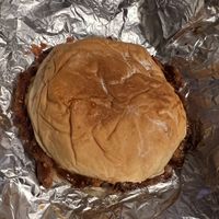 BBQueen burger   at Same Same Burger in Madrid