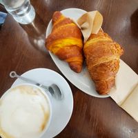 Vegan cornetti (carrot and ginger) at Crema & Cioccolato in Bari