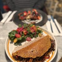Omelette comunidadd  at Cafe Communidad in Mexico City