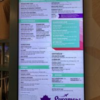 Full menu  at Sycamore Brewing in Charlotte