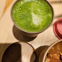 Hafer Matcha Latte #Veganuary at Haferkater in Mannheim