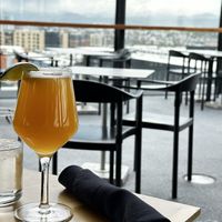 Gorgeous view over Denver   at The Woods Restaurant in Denver