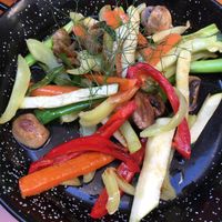 Stir fried veggies  at Konoba Mareta in Korcula