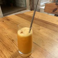 Fresh orange juice  at Konoba Mareta in Korcula