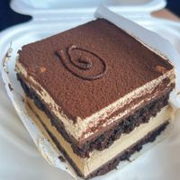 vegan mocha cake is to die for!!   at Ah Cacao Chocolate Cafe in Playa Del Carmen