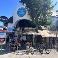 outside seating area  at Ah Cacao Chocolate Cafe in Playa Del Carmen