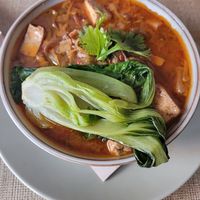 Miso ramen at Kaizen Vegetariano in Torrevieja