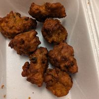 Vegetable pakora at Aangan India Bistro in Dublin