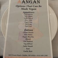   at Aangan India Bistro in Dublin