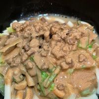 Sesame oolong noodles at Xiangxiang Vegetarian in Chiayi