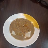 The cold peanut tofu, forgot to make pictures of the other two dishes at Xiangxiang Vegetarian in Chiayi